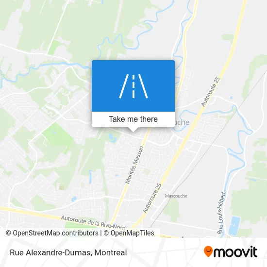 Rue Alexandre-Dumas map