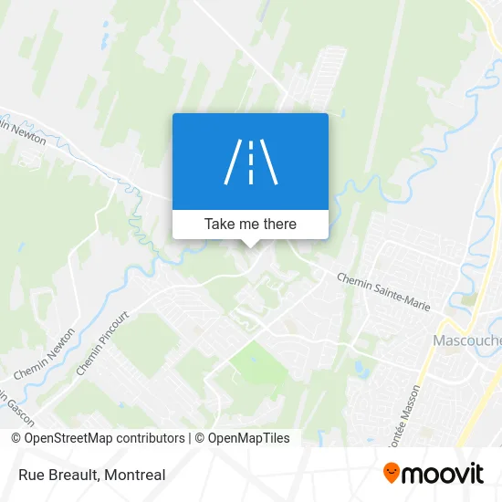 Rue Breault map