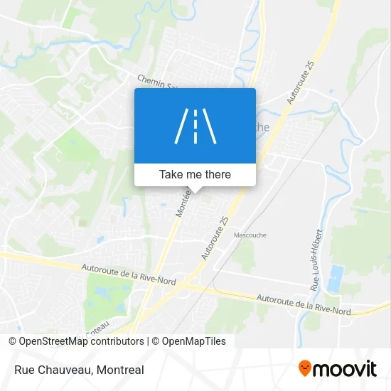 Rue Chauveau map