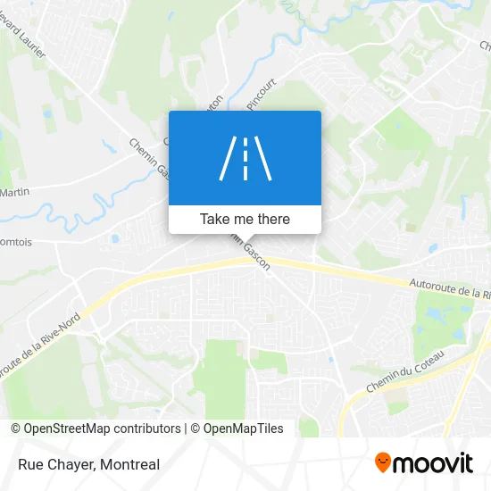 Rue Chayer map