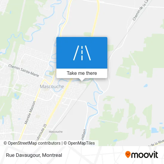 Rue Davaugour map