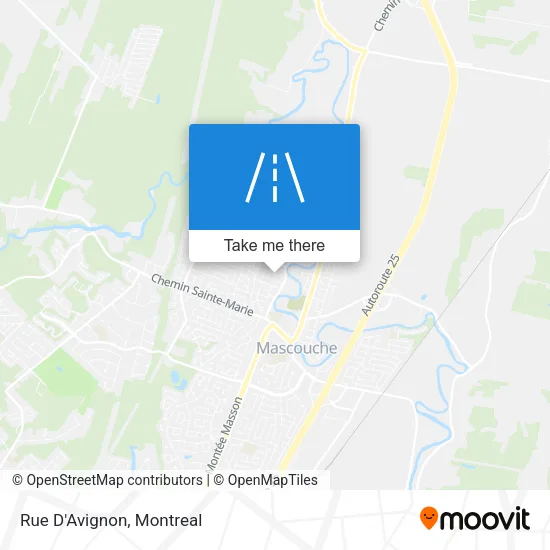 Rue D'Avignon map