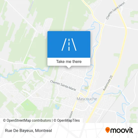 Rue De Bayeux map