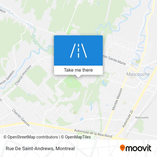 Rue De Saint-Andrews map