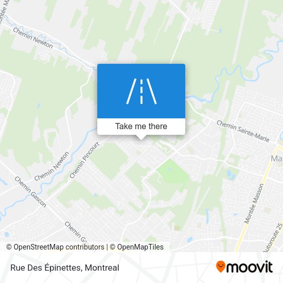 Rue Des Épinettes map
