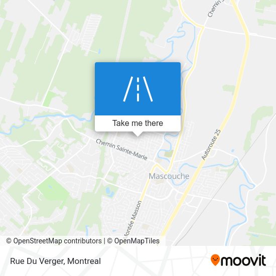 Rue Du Verger map