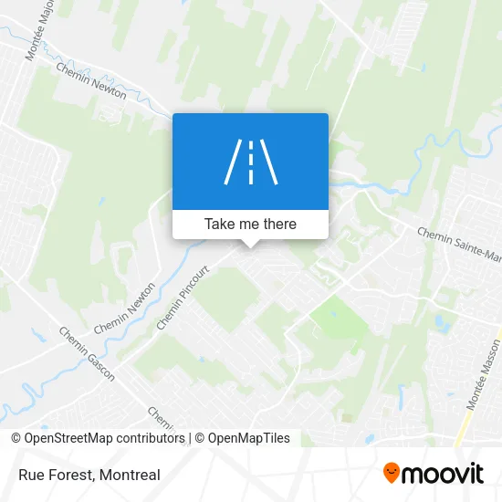 Rue Forest map