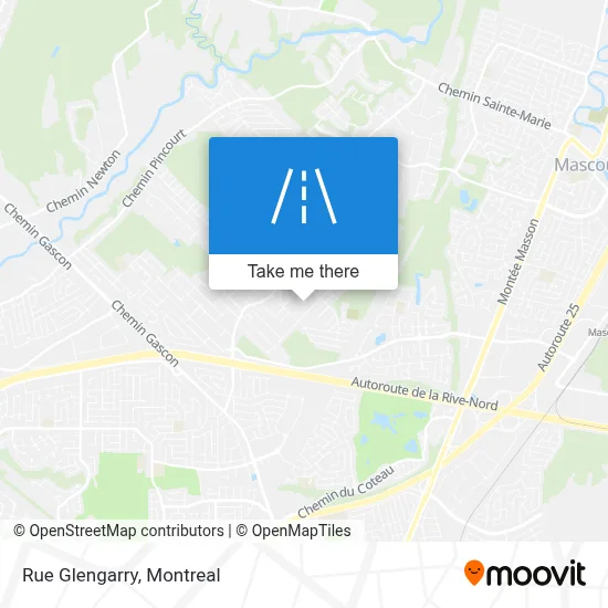 Rue Glengarry map