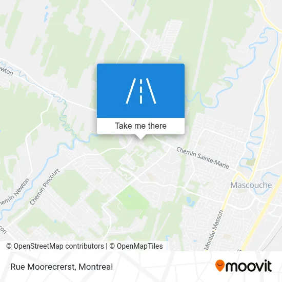 Rue Moorecrerst map