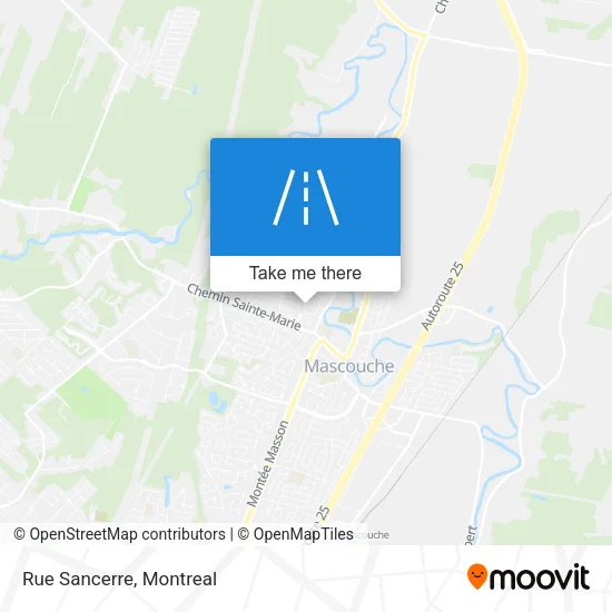 Rue Sancerre map
