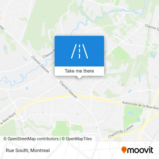 Rue South map