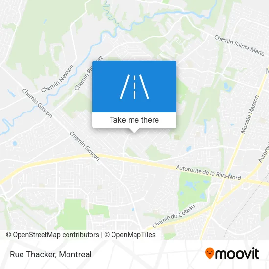 Rue Thacker map
