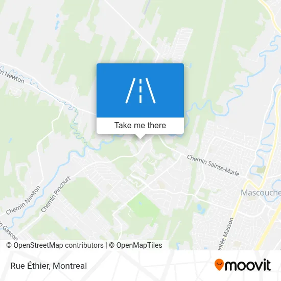 Rue Éthier map