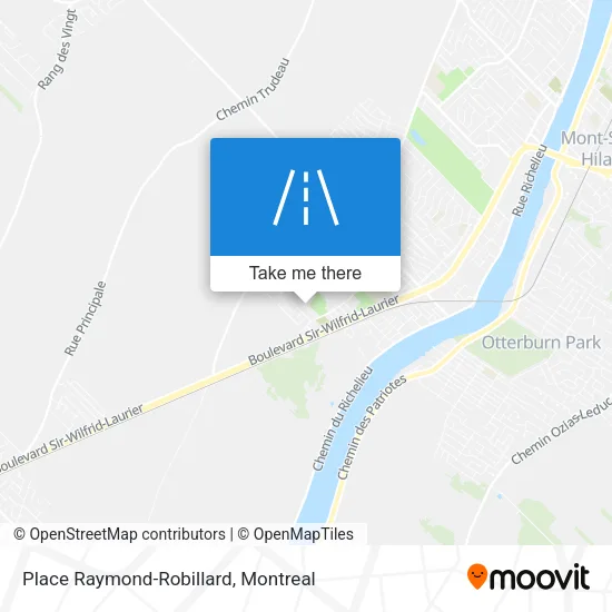 Place Raymond-Robillard map