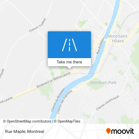 Rue Maple map