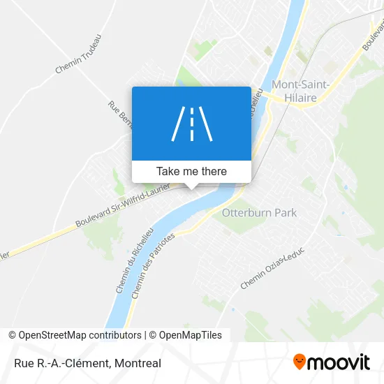 Rue R.-A.-Clément map