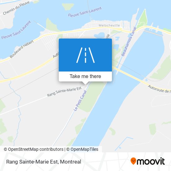 Rang Sainte-Marie Est map