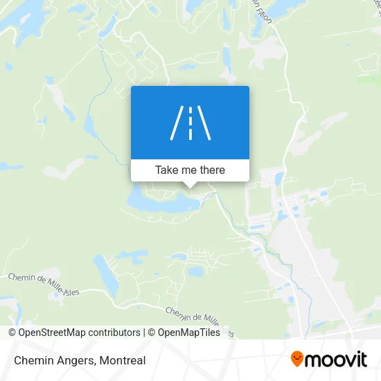 Chemin Angers map