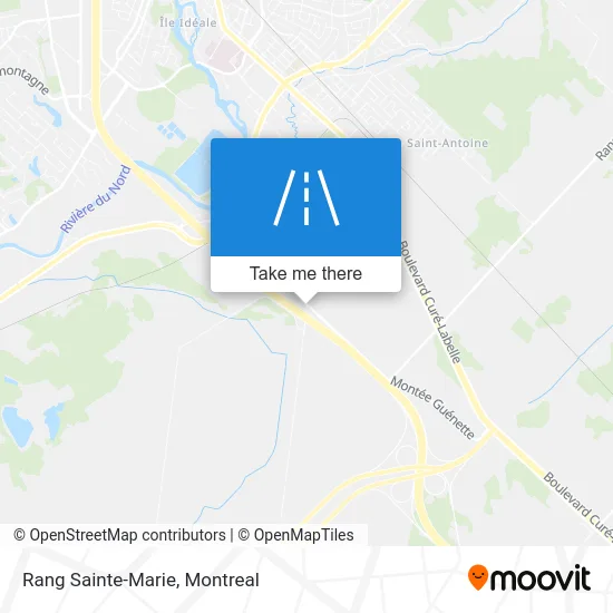 Rang Sainte-Marie map