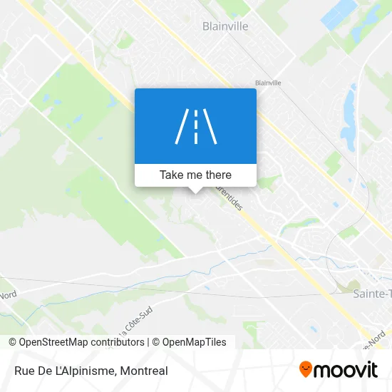 Rue De L'Alpinisme map