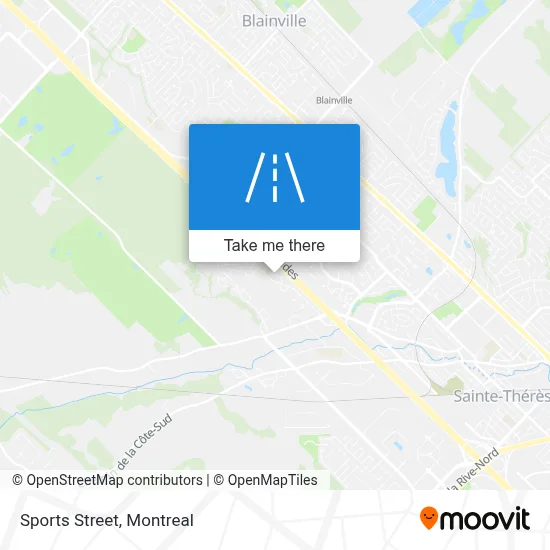 Rue Des Sports map