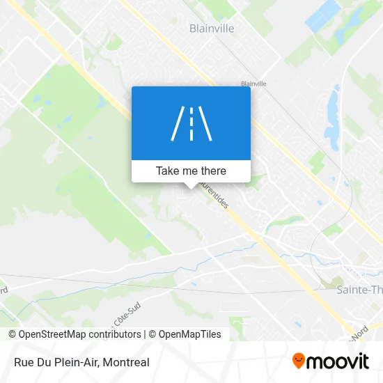 Rue Du Plein-Air map