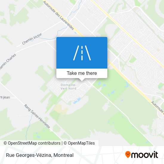 Rue Georges-Vézina map