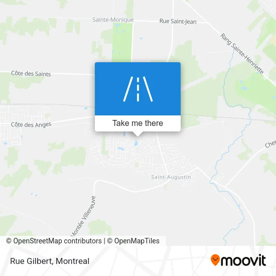 Rue Gilbert map