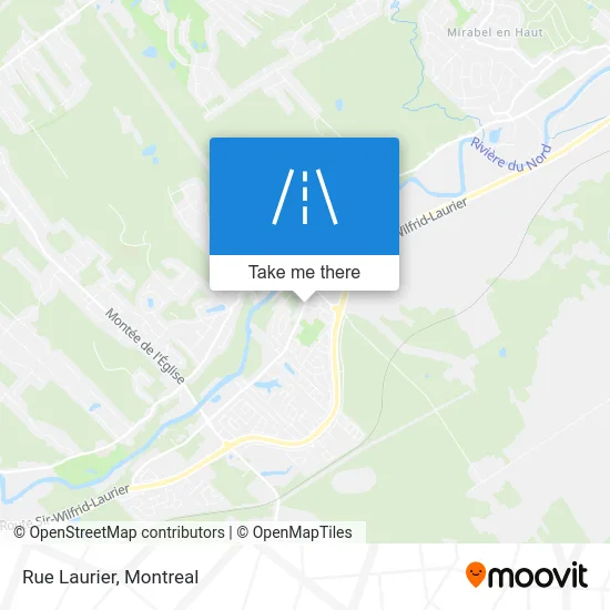 Rue Laurier map