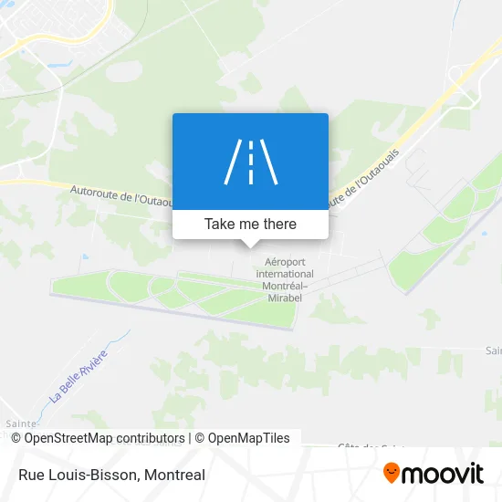 Rue Louis-Bisson map