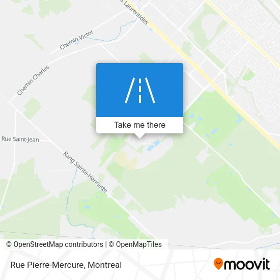Rue Pierre-Mercure map