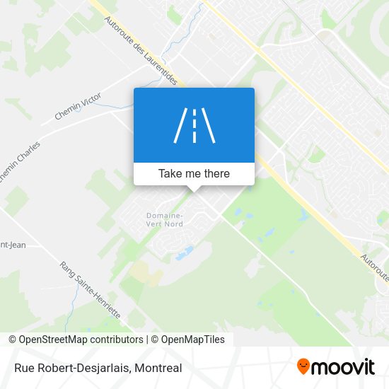 Rue Robert-Desjarlais map