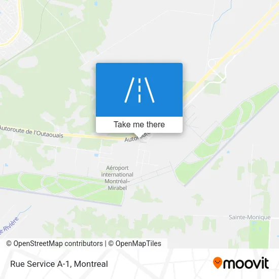 Rue Service A-1 map