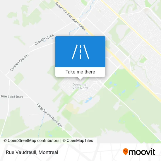 Rue Vaudreuil map