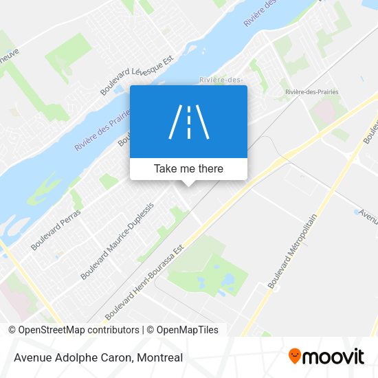 Avenue Adolphe Caron map