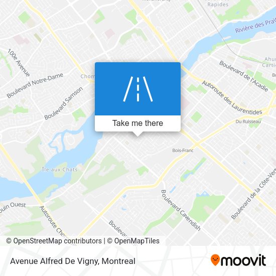 Avenue Alfred De Vigny map