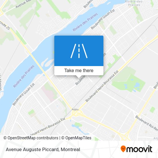 Avenue Auguste Piccard map