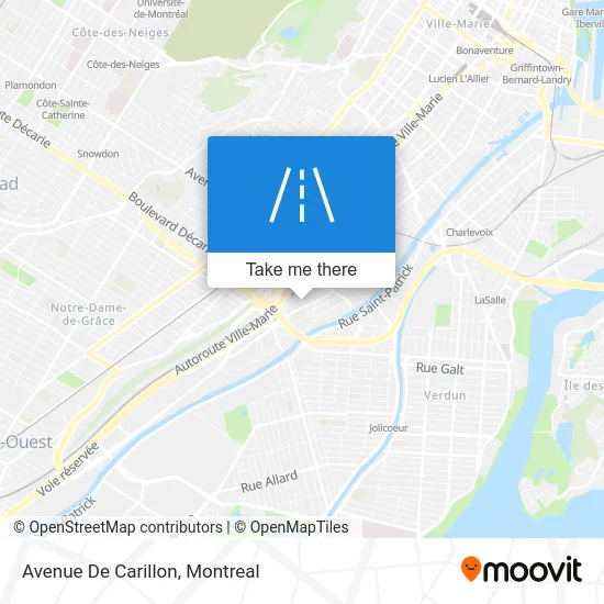 Avenue De Carillon map