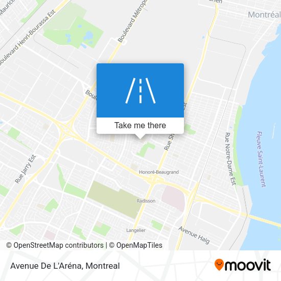 Avenue De L'Aréna map