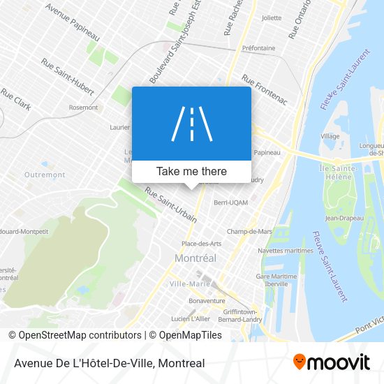 Avenue De L'Hôtel-De-Ville map