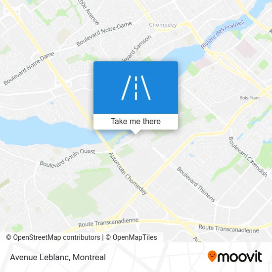 Avenue Leblanc map