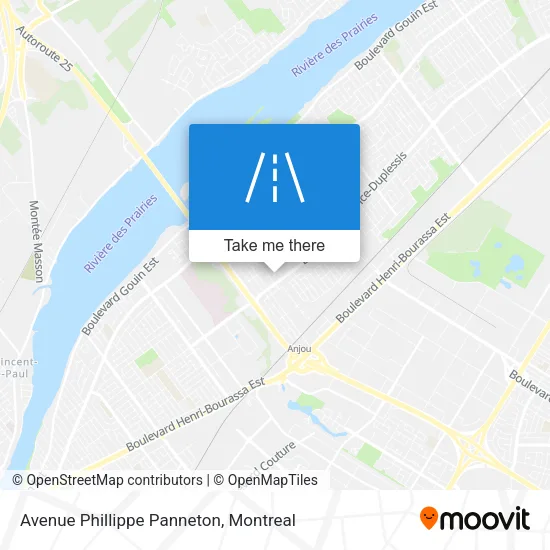 Avenue Phillippe Panneton map