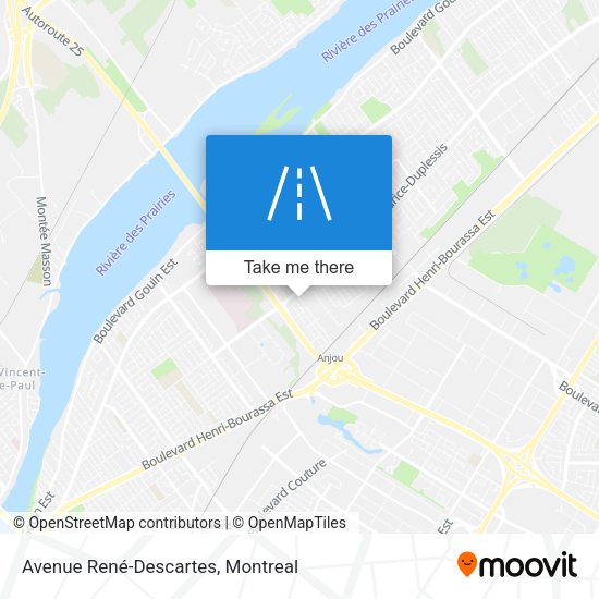 Avenue René-Descartes map