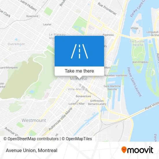 Avenue Union map