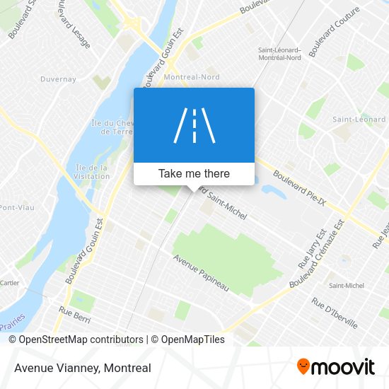 Avenue Vianney map