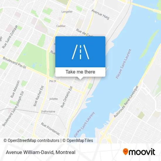 Avenue William-David map
