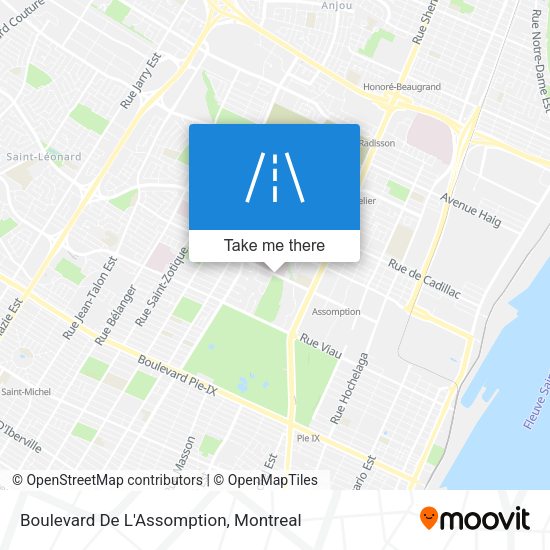 Boulevard De L'Assomption map