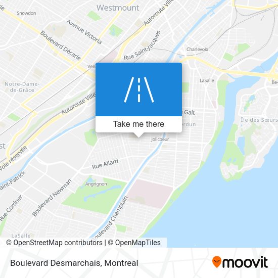Boulevard Desmarchais map