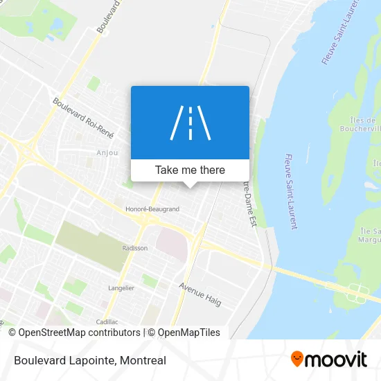 Boulevard Lapointe map