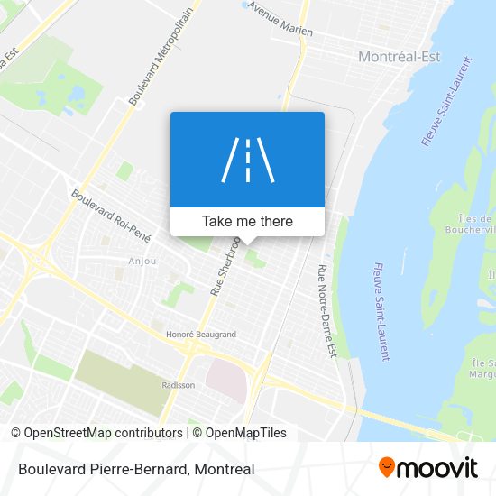 Boulevard Pierre-Bernard map
